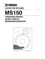 Yamaha MS-150 - Owners Manual 